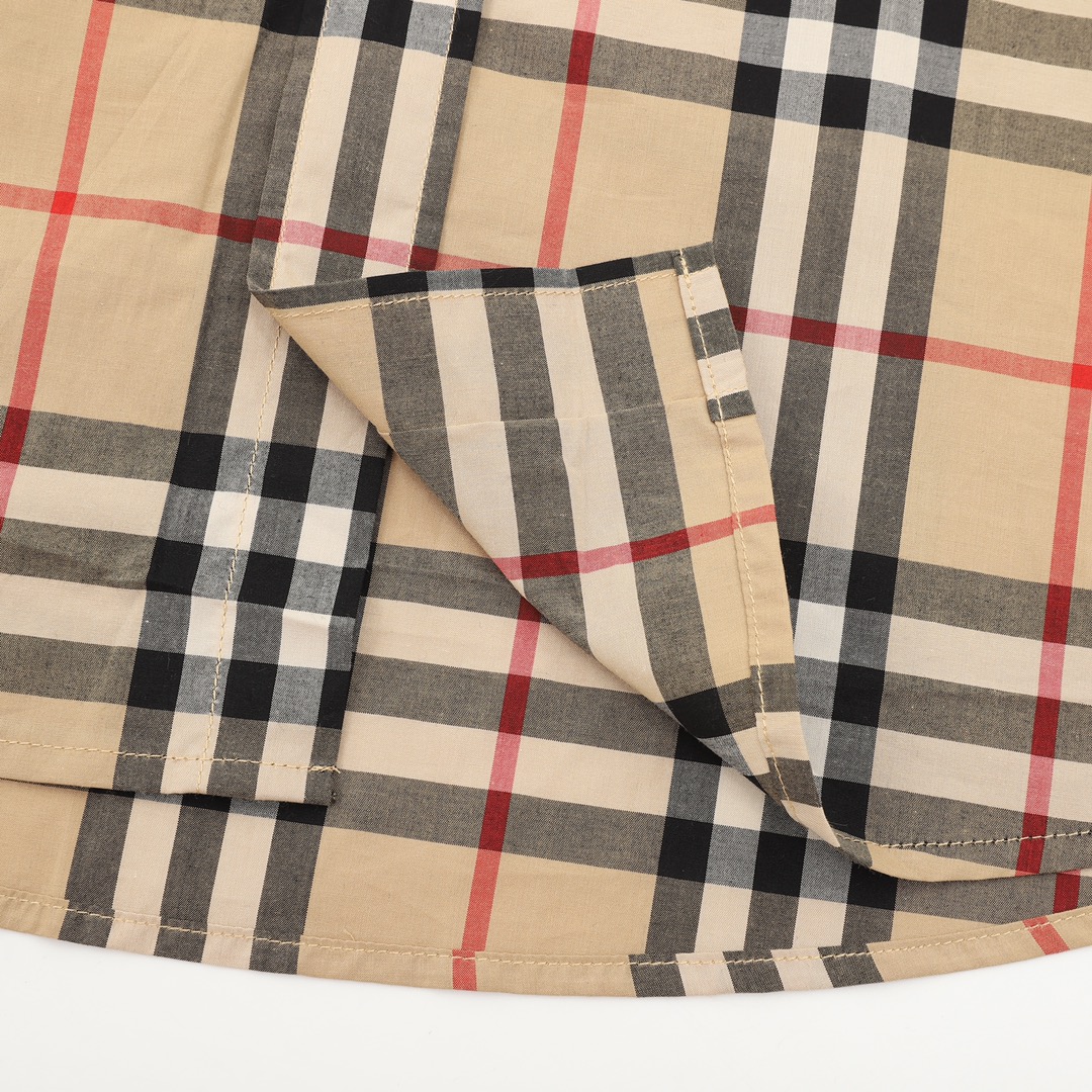Burberry/巴宝莉 经典元素口袋条纹长袖衬衫