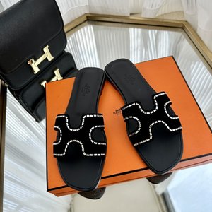 Hermes Shoes Slippers Best Capucines Replica Sewing Genuine Leather Sheepskin Summer Collection