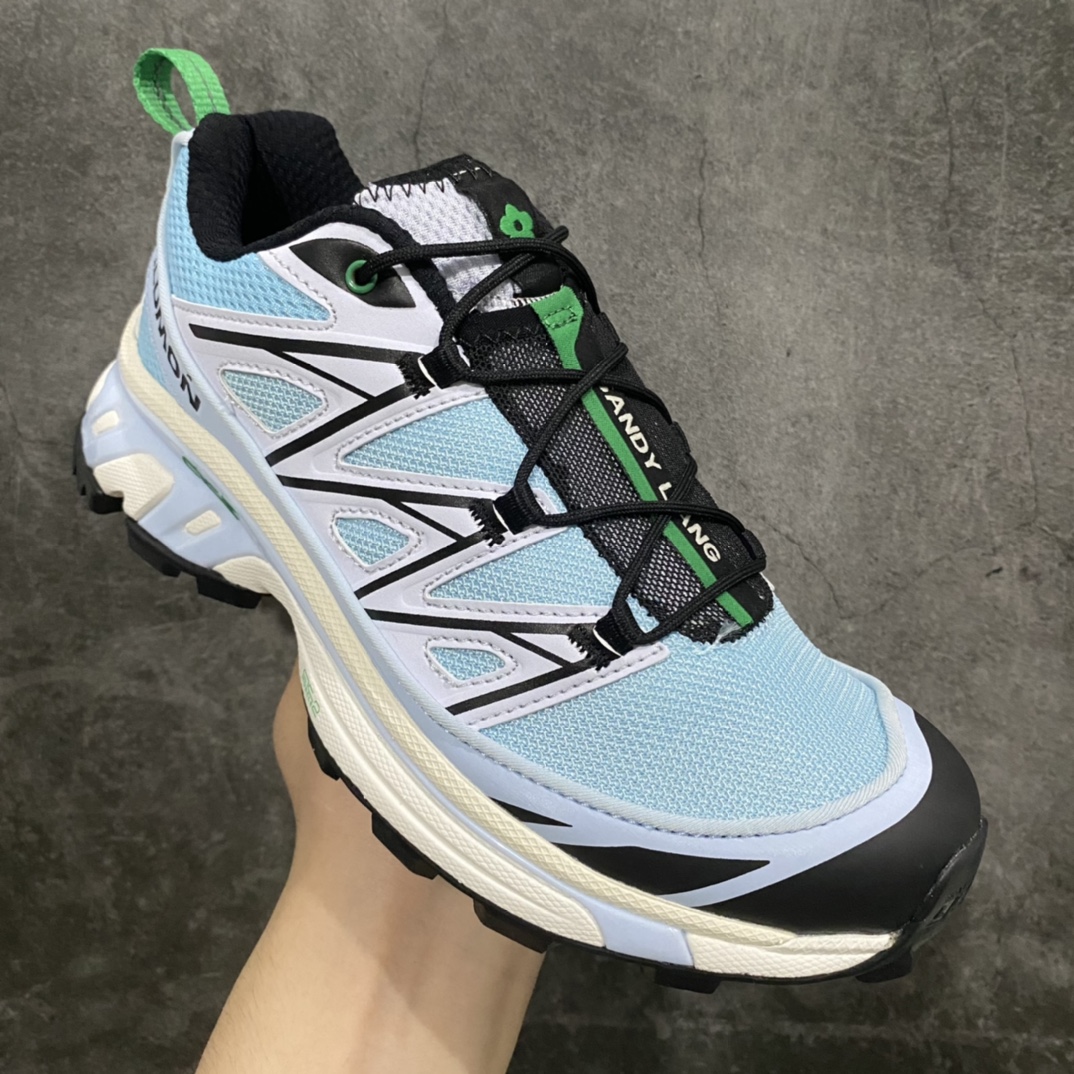 Green x version of the original Salomon Sandy Liang x Salomon XT-6 Expanse outdoor trail running shoes