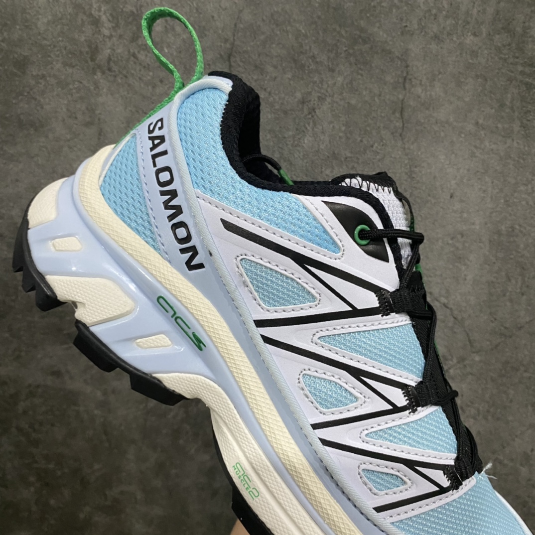 Green x version of the original Salomon Sandy Liang x Salomon XT-6 Expanse outdoor trail running shoes