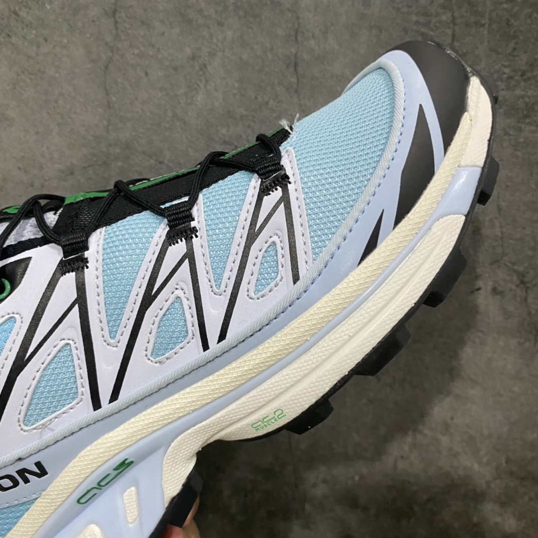 Green x version of the original Salomon Sandy Liang x Salomon XT-6 Expanse outdoor trail running shoes