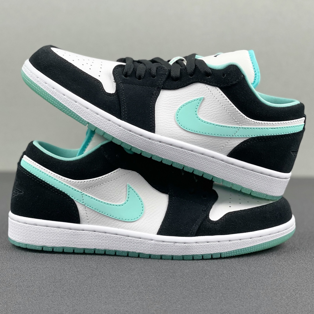 aj1郭艾伦low尺码36-47.5总裁Y3纯原版-AirJordan1AJ1郭艾伦蒂芙尼白绿低帮板鞋C