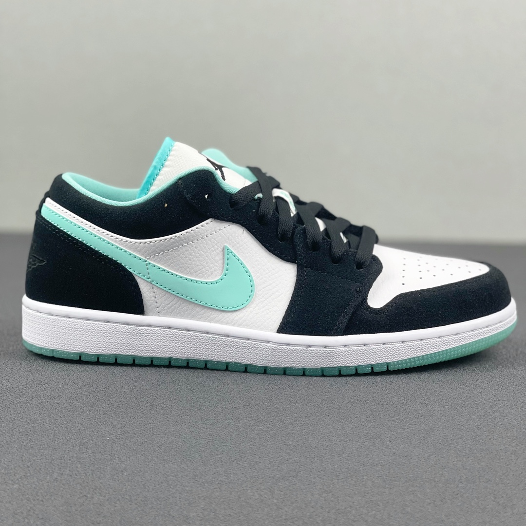 aj1郭艾伦low尺码36-47.5总裁Y3纯原版-AirJordan1AJ1郭艾伦蒂芙尼白绿低帮板鞋C