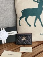 Online China
 Chanel Wallet Card pack Black Green Pink White Fashion
