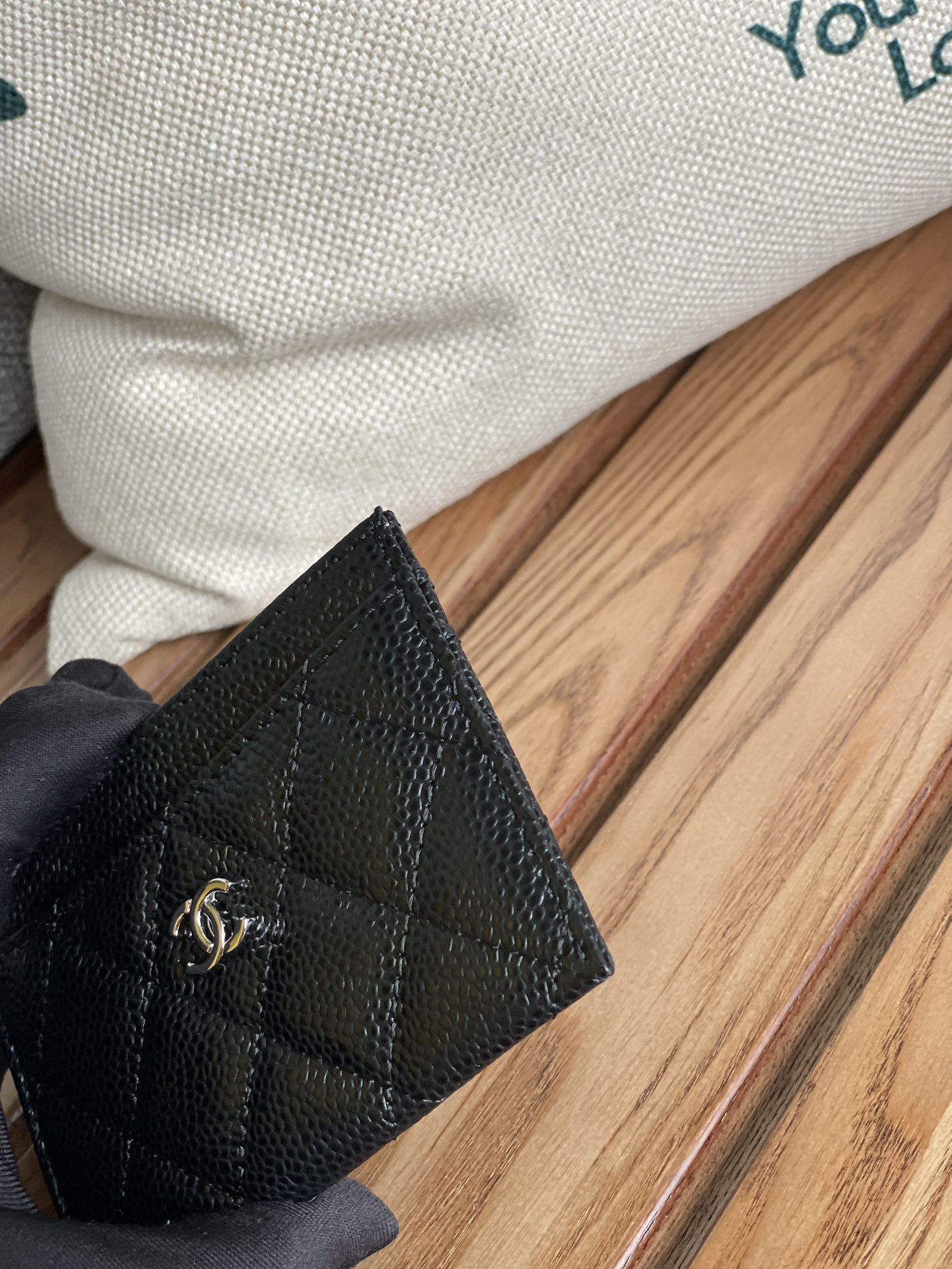 Chanel 大球纹 卡包 、鱼子酱 系列、细节美到淋漓尽致全套包装、款号（AP447）31510