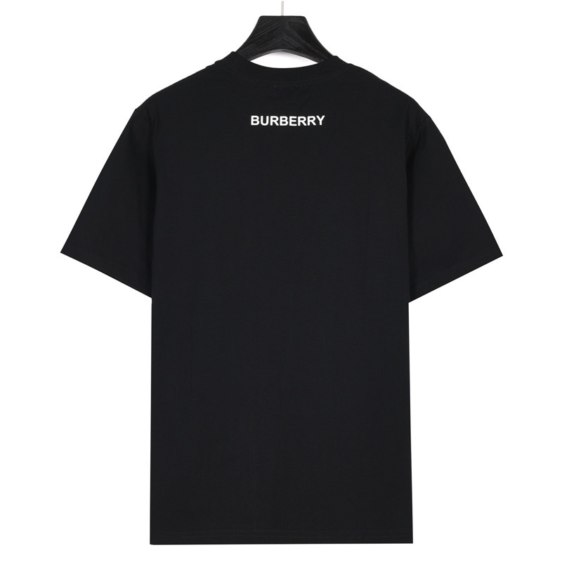 Burberry/巴宝莉 胸前拼接格纹短袖T恤