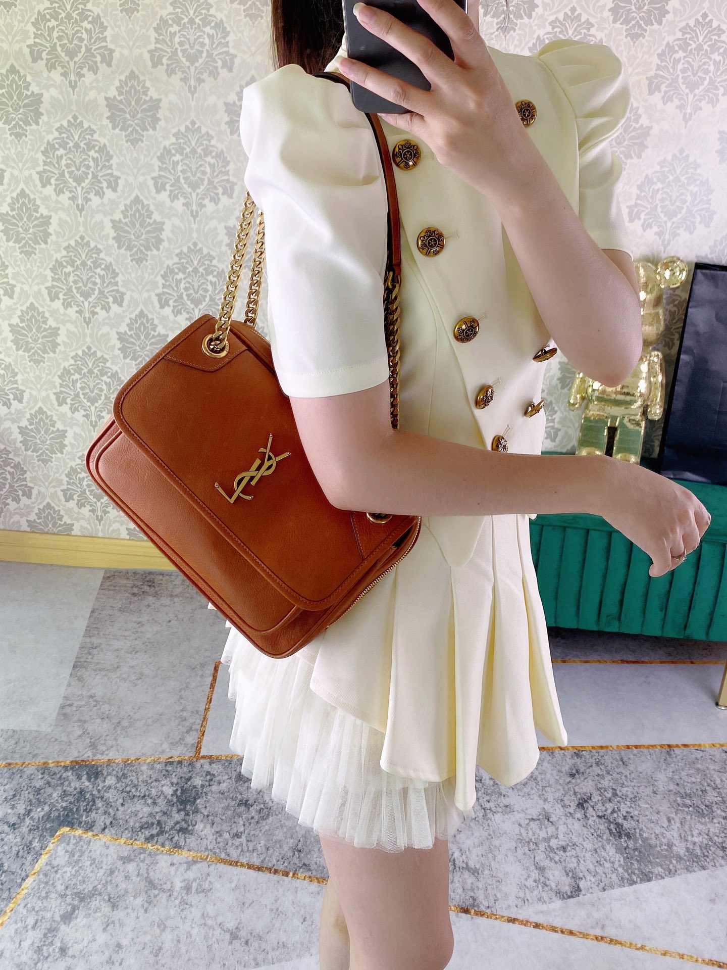 Saint Laurent Haute Couture Classic Luxury Handbag Shoulder Crossbody