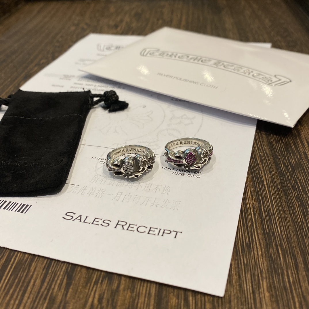 Rings, 925 silver with diamond customization