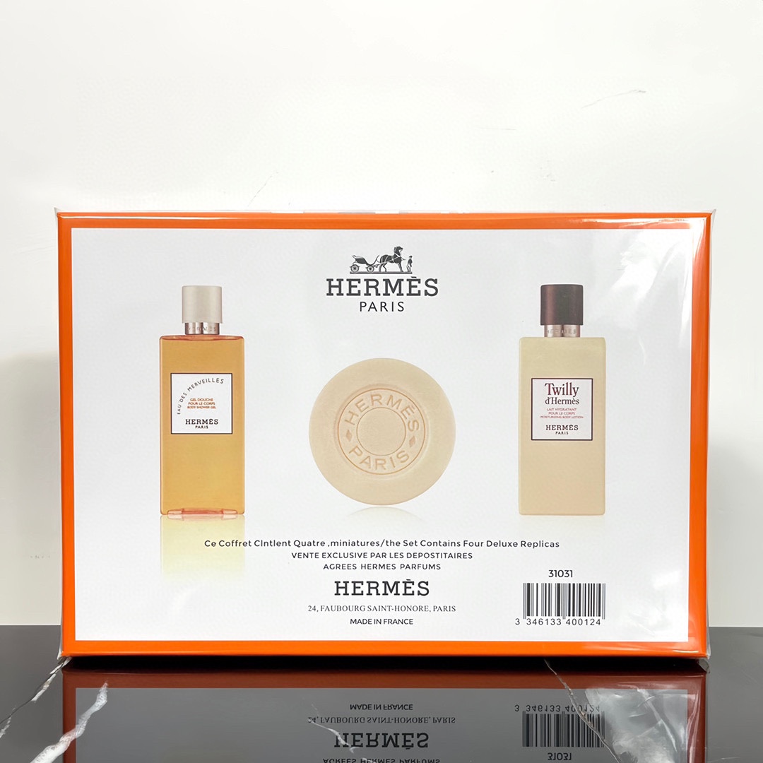 Hermes 3-Piece Full Body Fragrance Set - Bath, Lotion, Soap, Limited Edition 3 i1689586907 4142 1