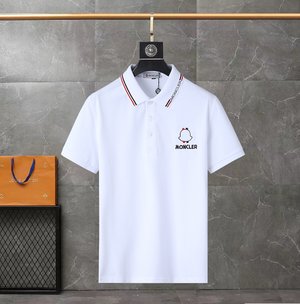 Moncler AAAA Clothing Polo Embroidery Cotton Summer Collection