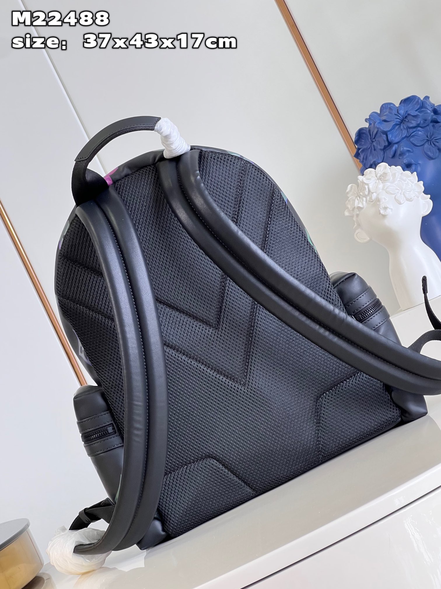 the Comet Backpack features the Monogram motif with vibrant neon-colored - Bag 3