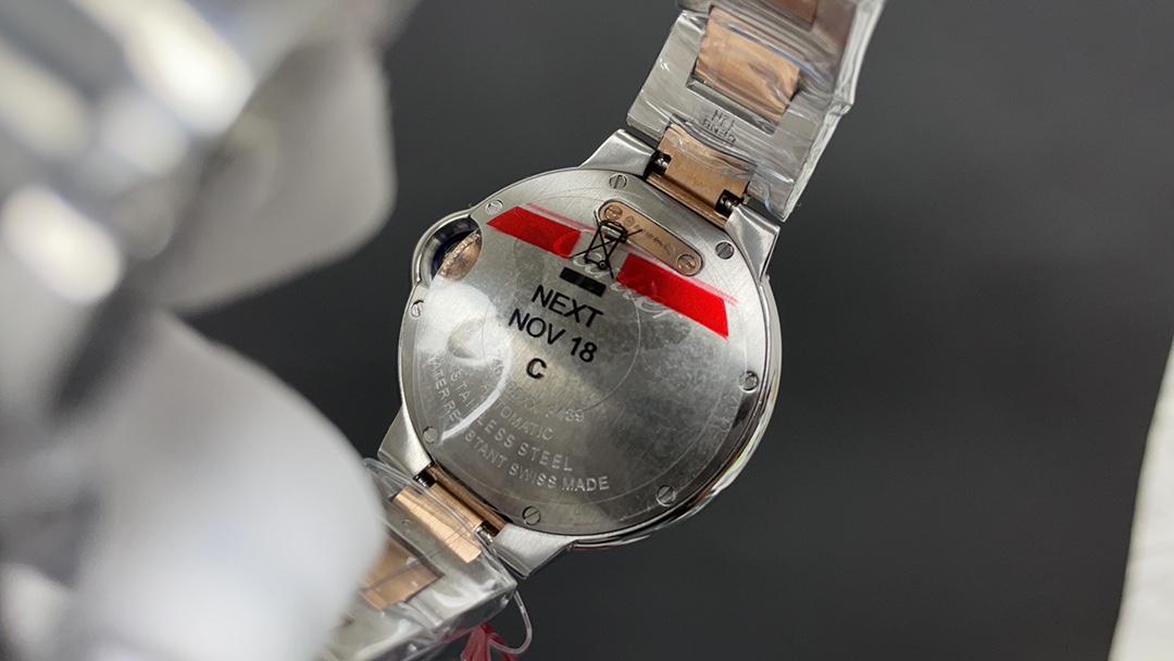 Cartier 卡地亚 蓝气球 间玫钻圈 33mm 自动上链机械机芯