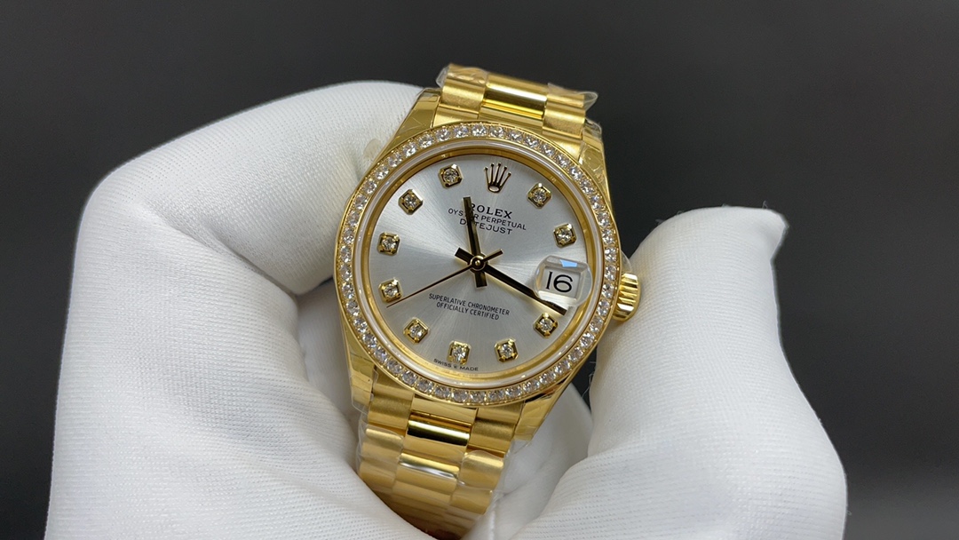 Rolex 劳力士 日志 黄金白面 31mm 自动上链机械机芯