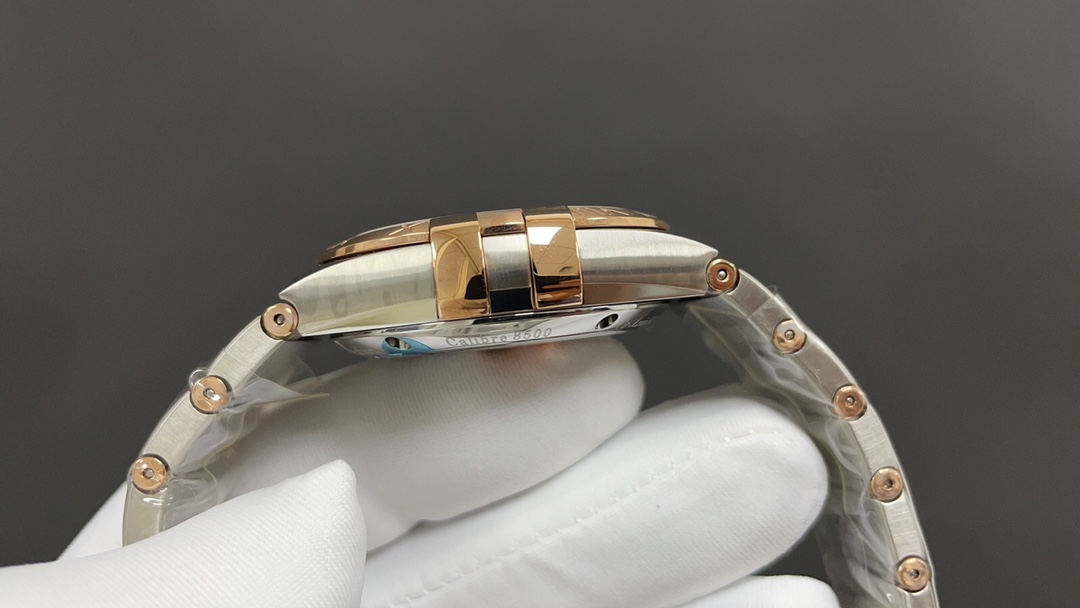 Omega 欧米茄 星座 玫金白 8500机