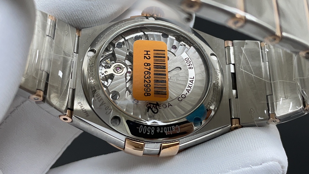 Omega 欧米茄 星座 玫金白 8500机