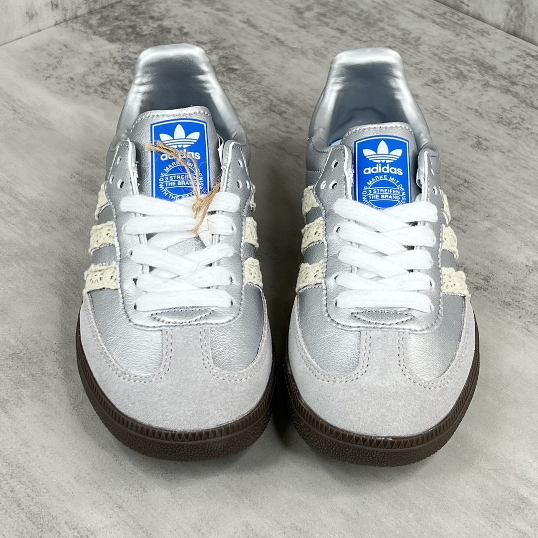Adidas Samba Vegan OG “SPD” Custom Football Shoes: Elegant Design with Ballet Inspiration - 图片 6