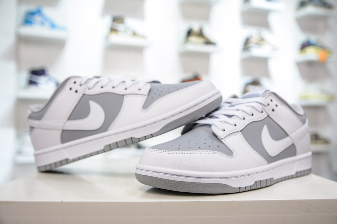 180 NK Dunk Low Retro PRM 白灰 低帮休闲运动板鞋 DJ6188-003