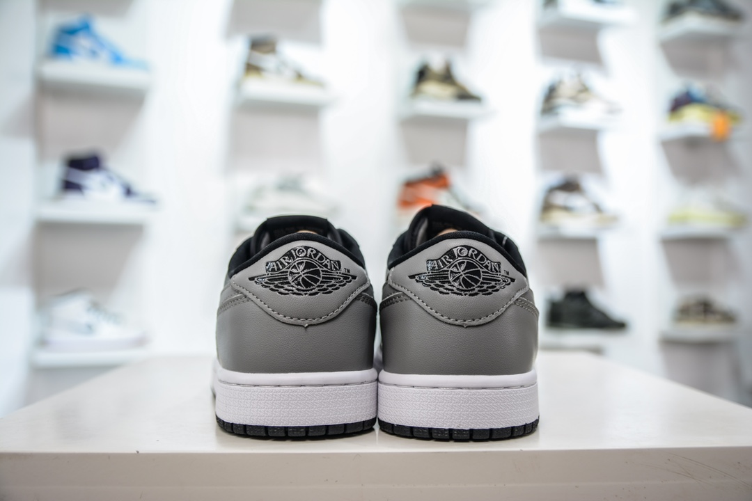 Pure original Air Jordan 1 Low OG Shadow Gray AJ1 Joe 1 low-top casual sneakers 705329-003