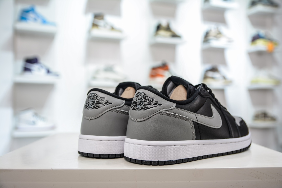 Pure original Air Jordan 1 Low OG Shadow Gray AJ1 Joe 1 low-top casual sneakers 705329-003