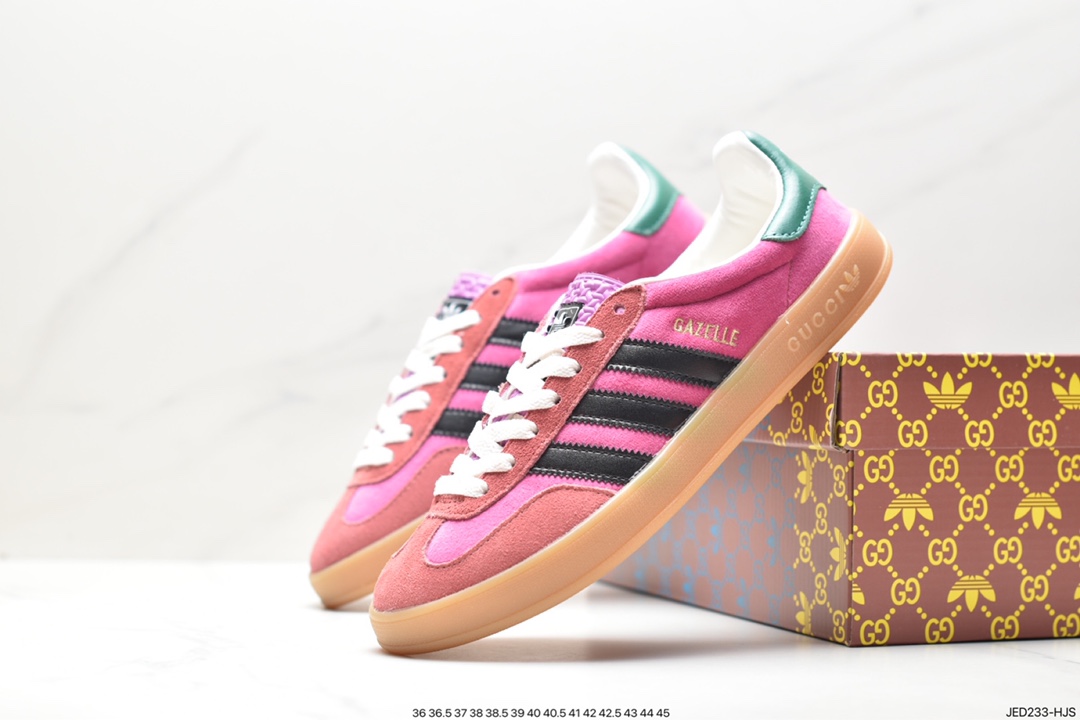 150 重磅联名 Adidas originals x Gucci Gazelle 联名经典休闲板鞋