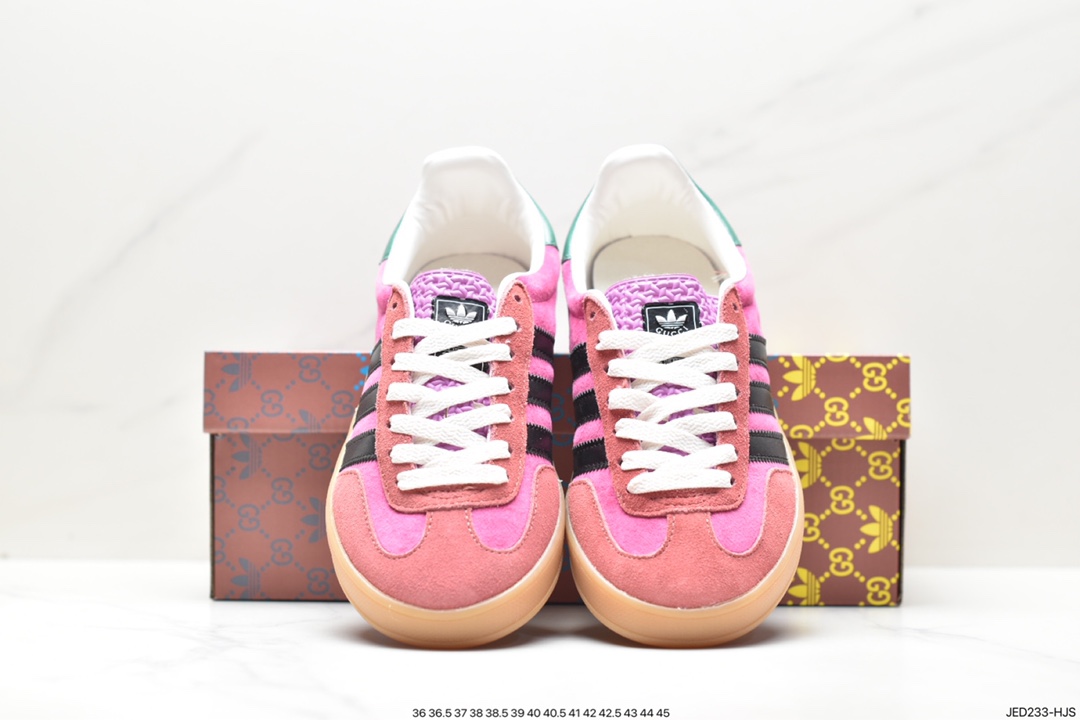 150 重磅联名 Adidas originals x Gucci Gazelle 联名经典休闲板鞋