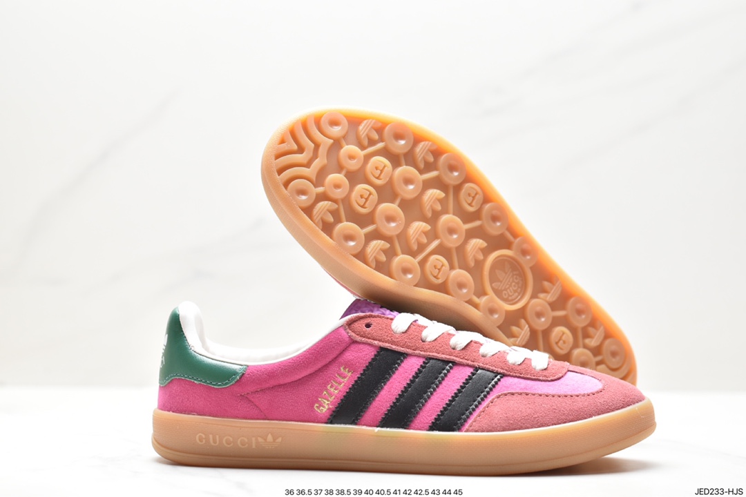 150 重磅联名 Adidas originals x Gucci Gazelle 联名经典休闲板鞋