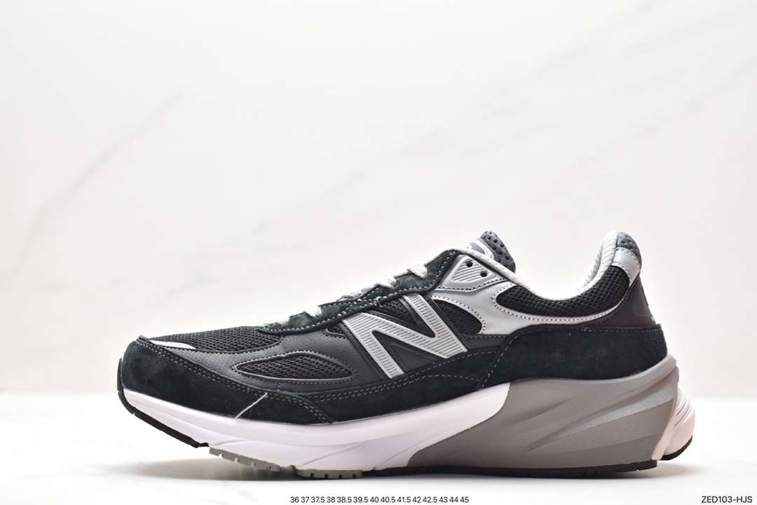 260 NB新百伦New Balance in USA M990V6系列美产血统跑步鞋“黑泥灰银3M”M990BK6