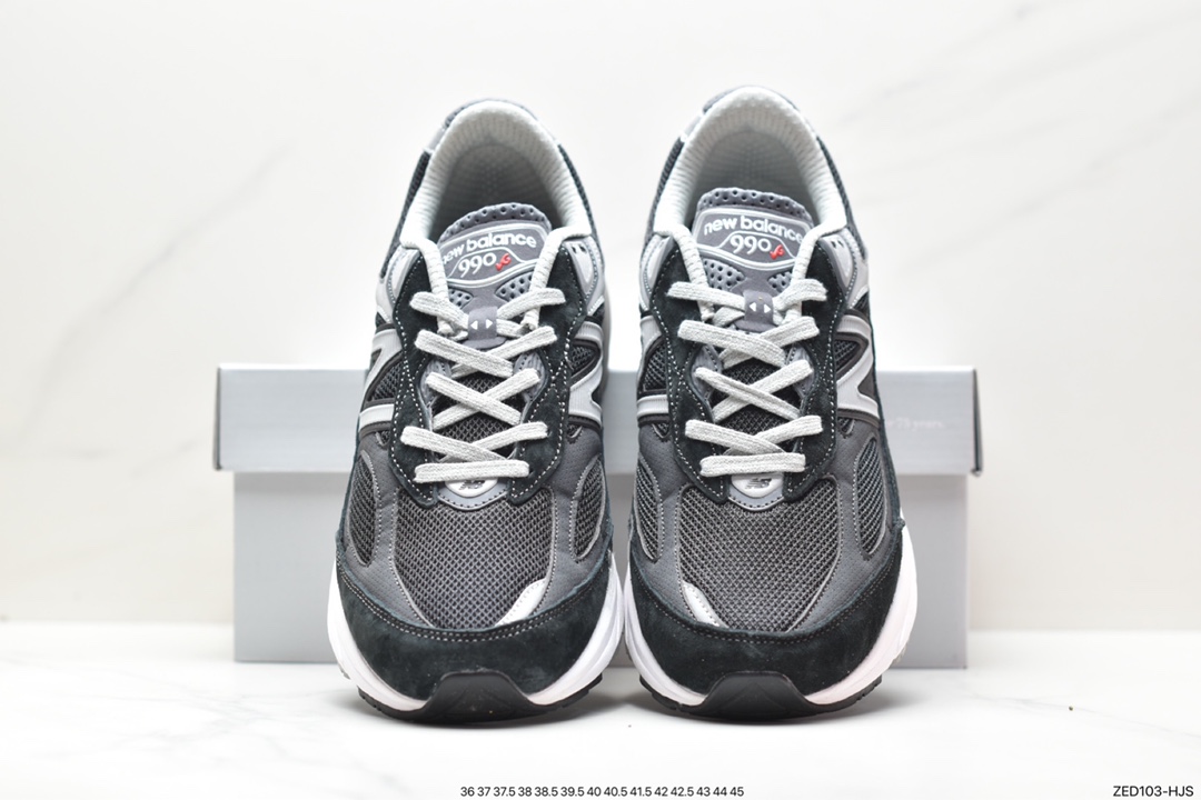 260 NB新百伦New Balance in USA M990V6系列美产血统跑步鞋“黑泥灰银3M”M990BK6