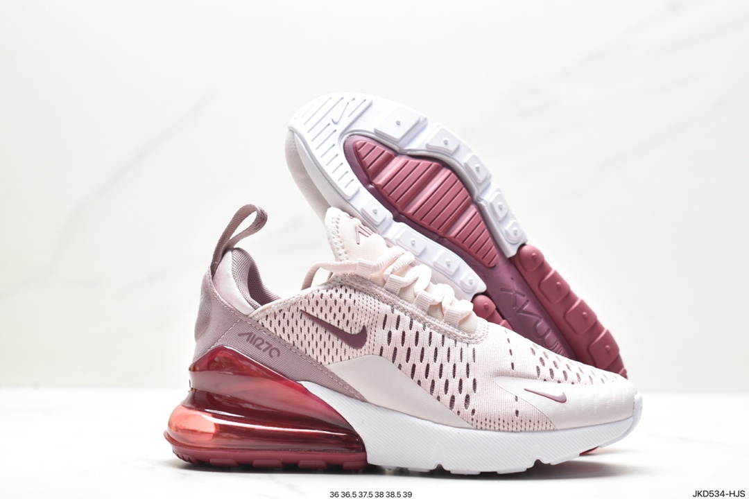 160 耐克 Nike Air Max 270混合科技后掌半气垫慢跑鞋 AH6789-601