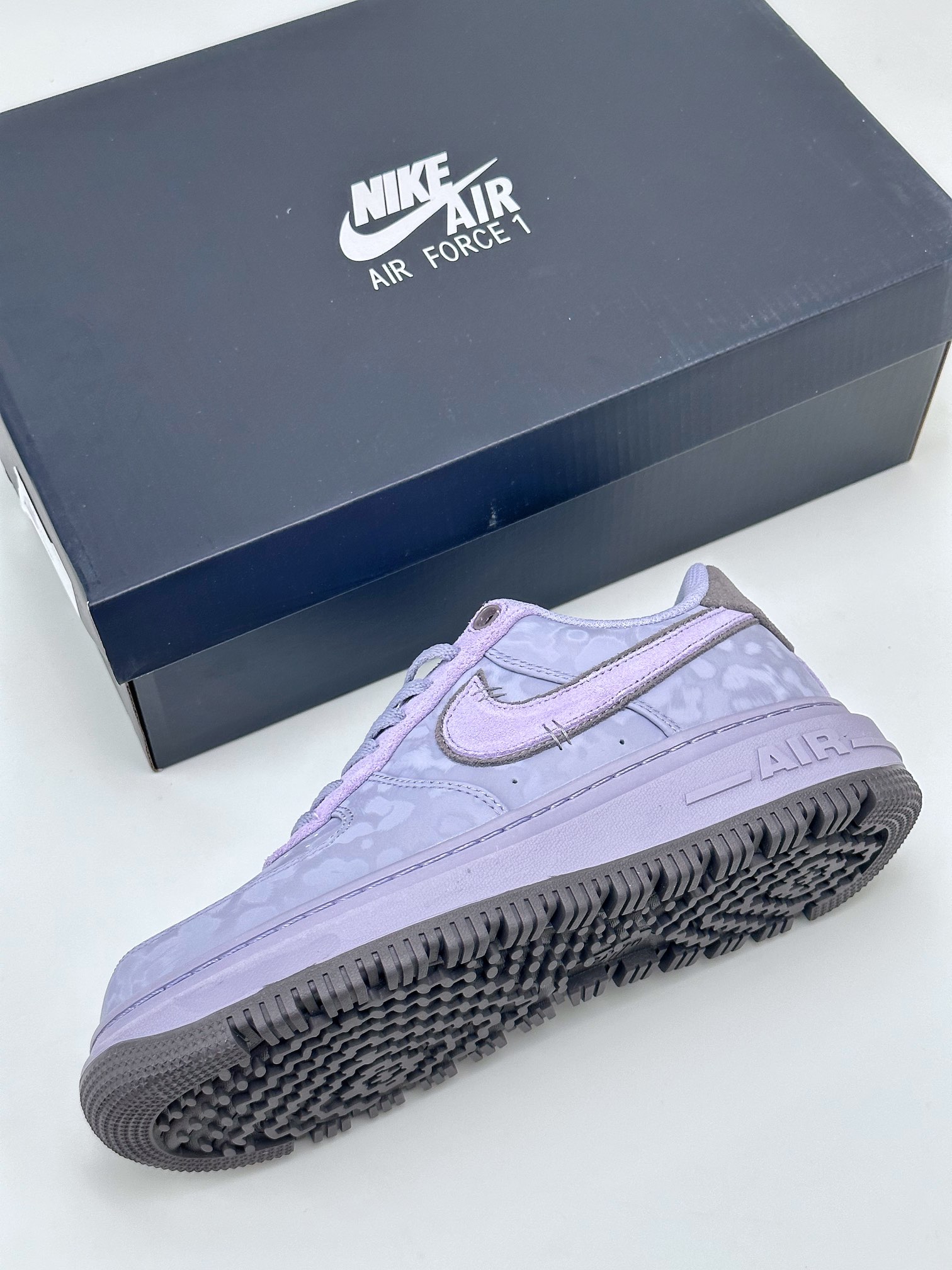 220 Nike Air Force 1 Low 07 Luxe ‘Dyed’ 浅灰紫色 DD9605-500