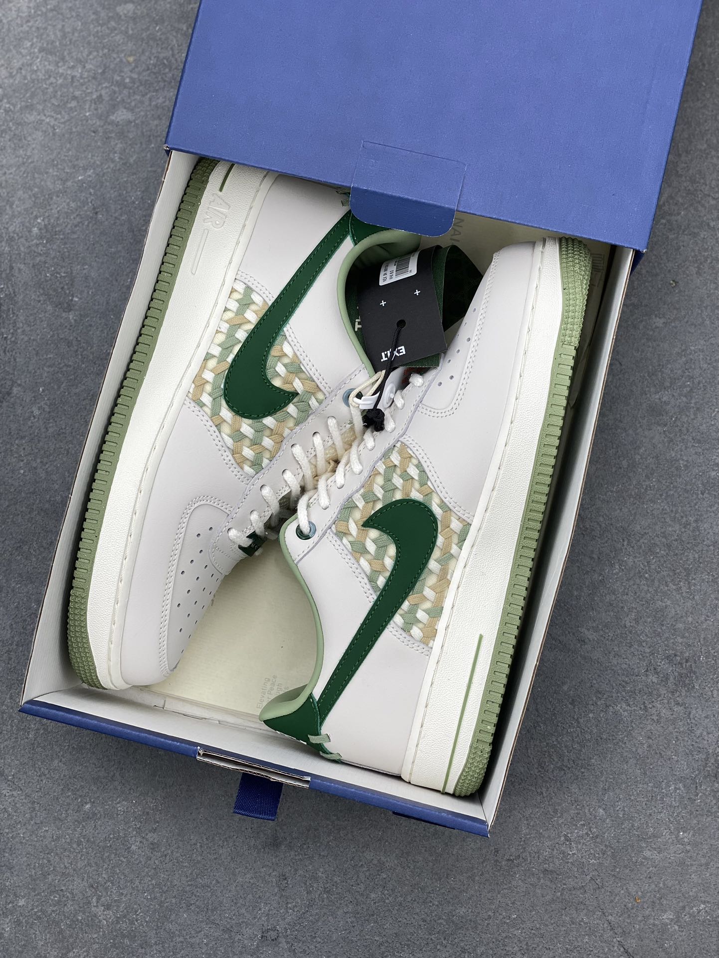 Nike Air Force 1 Low Woven Bamboo Sneakers - FN0369-100 9 i1689617820 3756 8