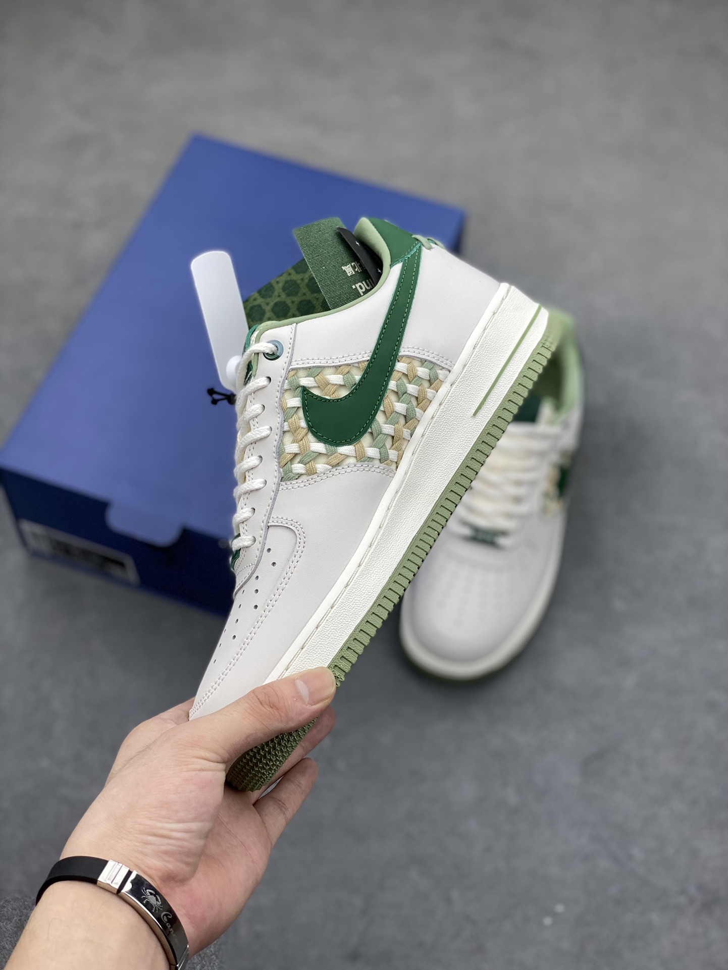Nike Air Force 1 Low Woven Bamboo Sneakers - FN0369-100 3 i1689617820 4164 2