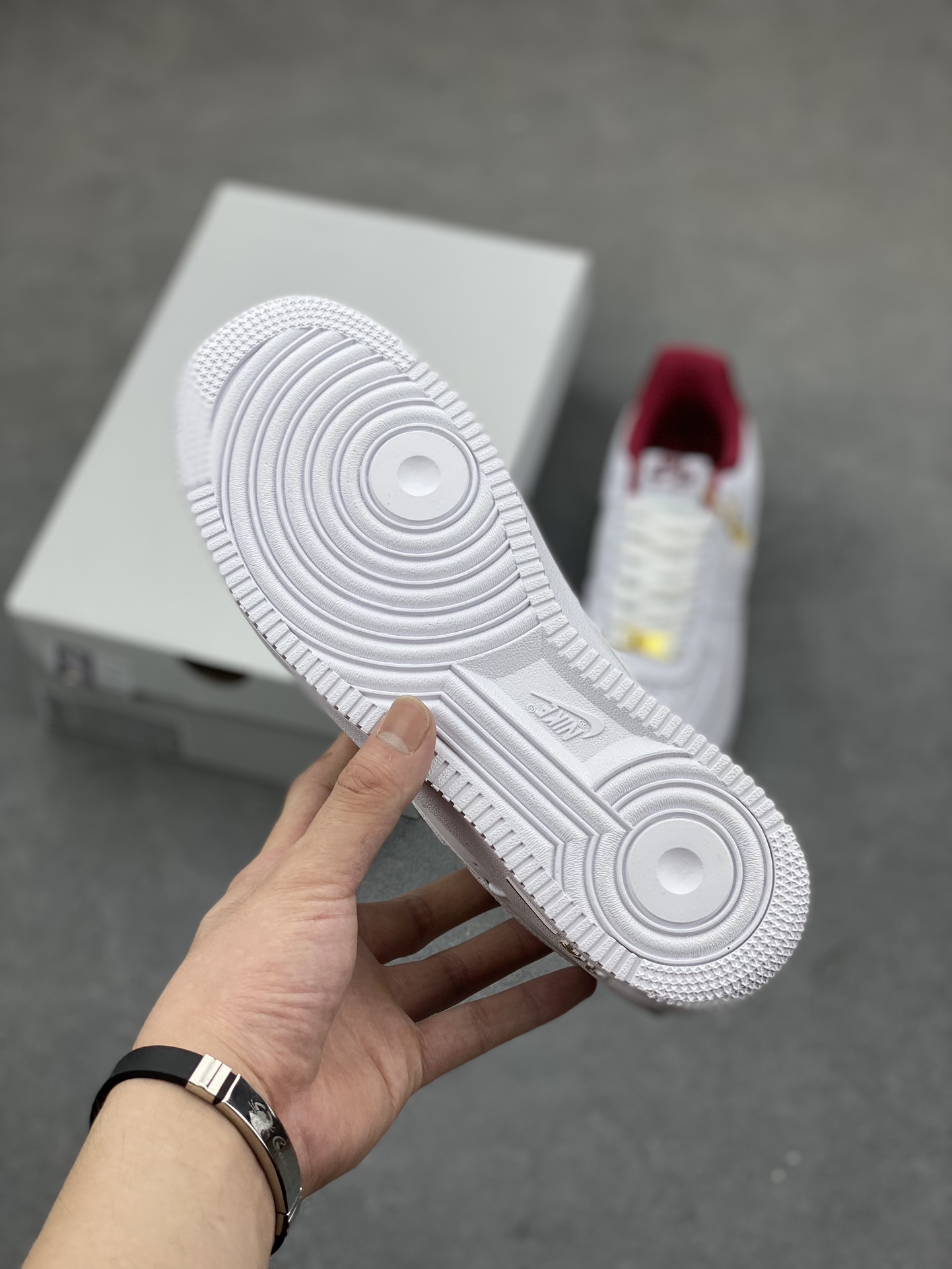 Nike Air Force 1 Low White/Burgundy Casual Sneakers DV7584-100 6 i1689618012 7342 5