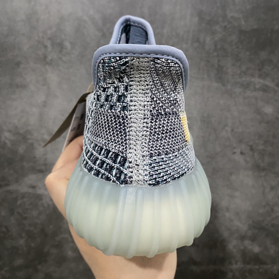 纯原版本Yeezy350V2水洗丹宁蓝色GY7657市场第一梯队高端零售首选品质不翻车原鞋原厂数据材料开