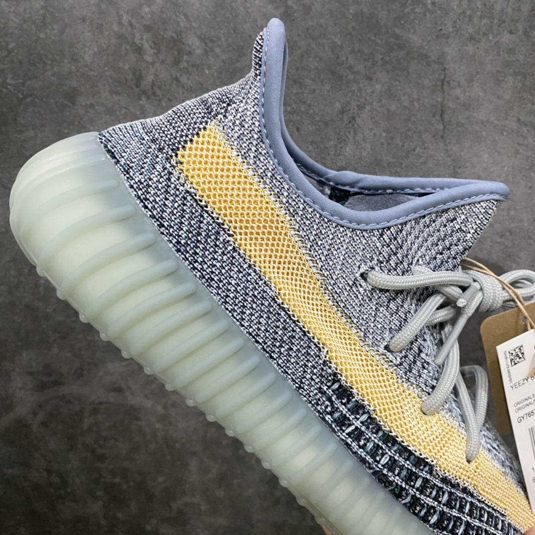 纯原版本Yeezy350V2水洗丹宁蓝色GY7657市场第一梯队高端零售首选品质不翻车原鞋原厂数据材料开