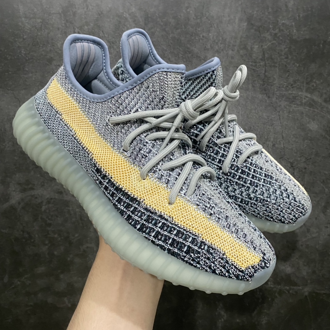 纯原版本Yeezy350V2水洗丹宁蓝色GY7657市场第一梯队高端零售首选品质不翻车原鞋原厂数据材料开