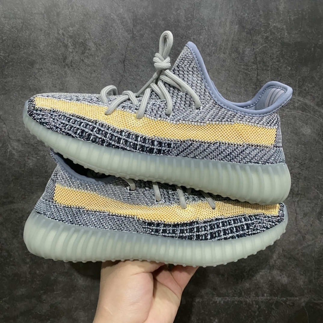 纯原版本Yeezy350V2水洗丹宁蓝色GY7657市场第一梯队高端零售首选品质不翻车原鞋原厂数据材料开