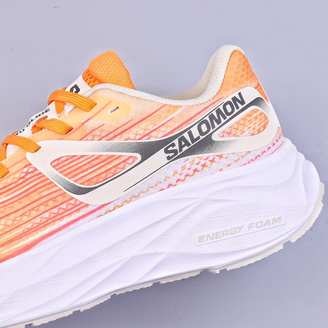 Salomon AERO GLIDE series of cushioning and stable road running shoes