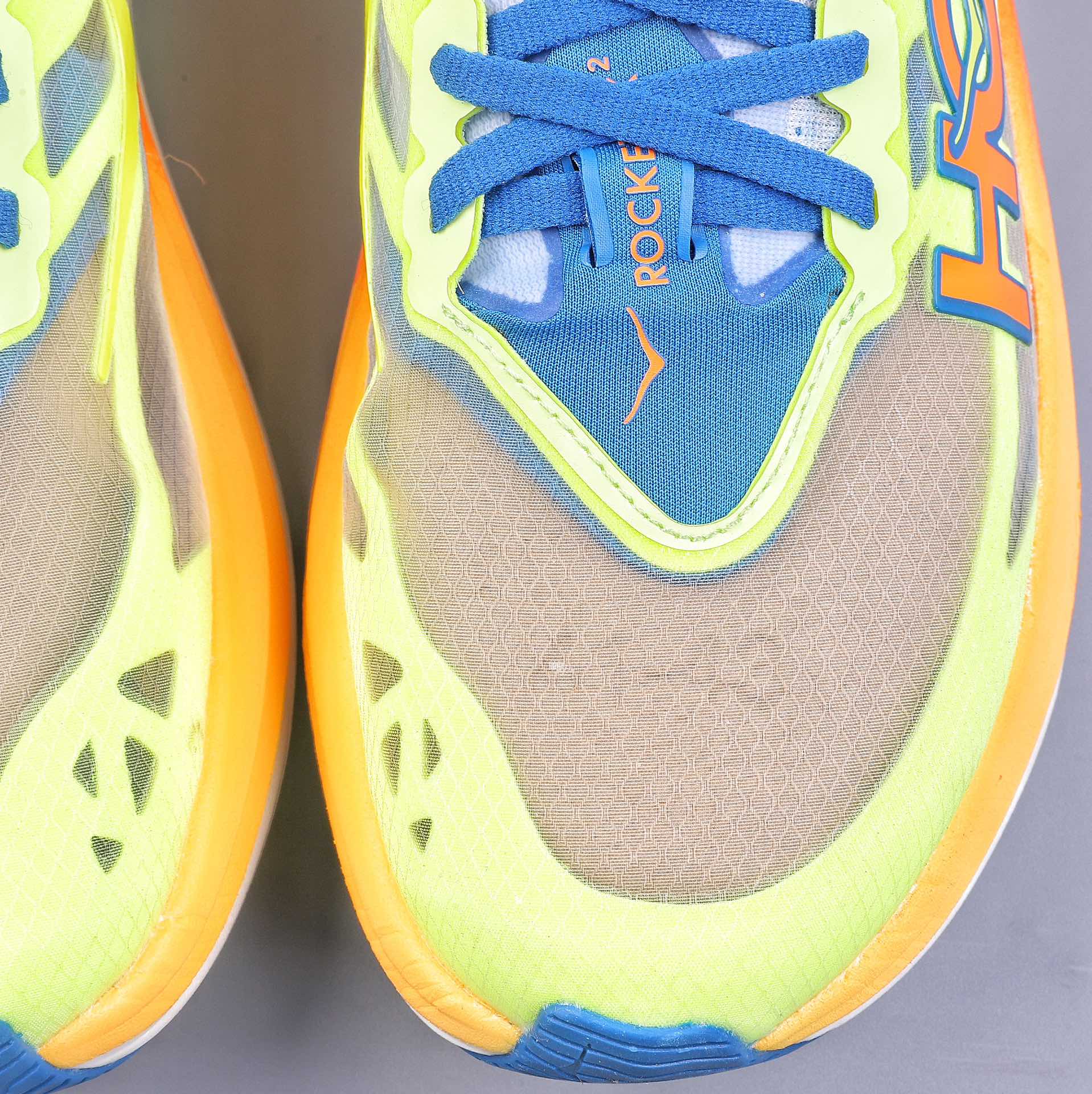 HOKA ONE X2 Rocket mesh breathable shock absorption non-slip wear-resistant low-top running shoes