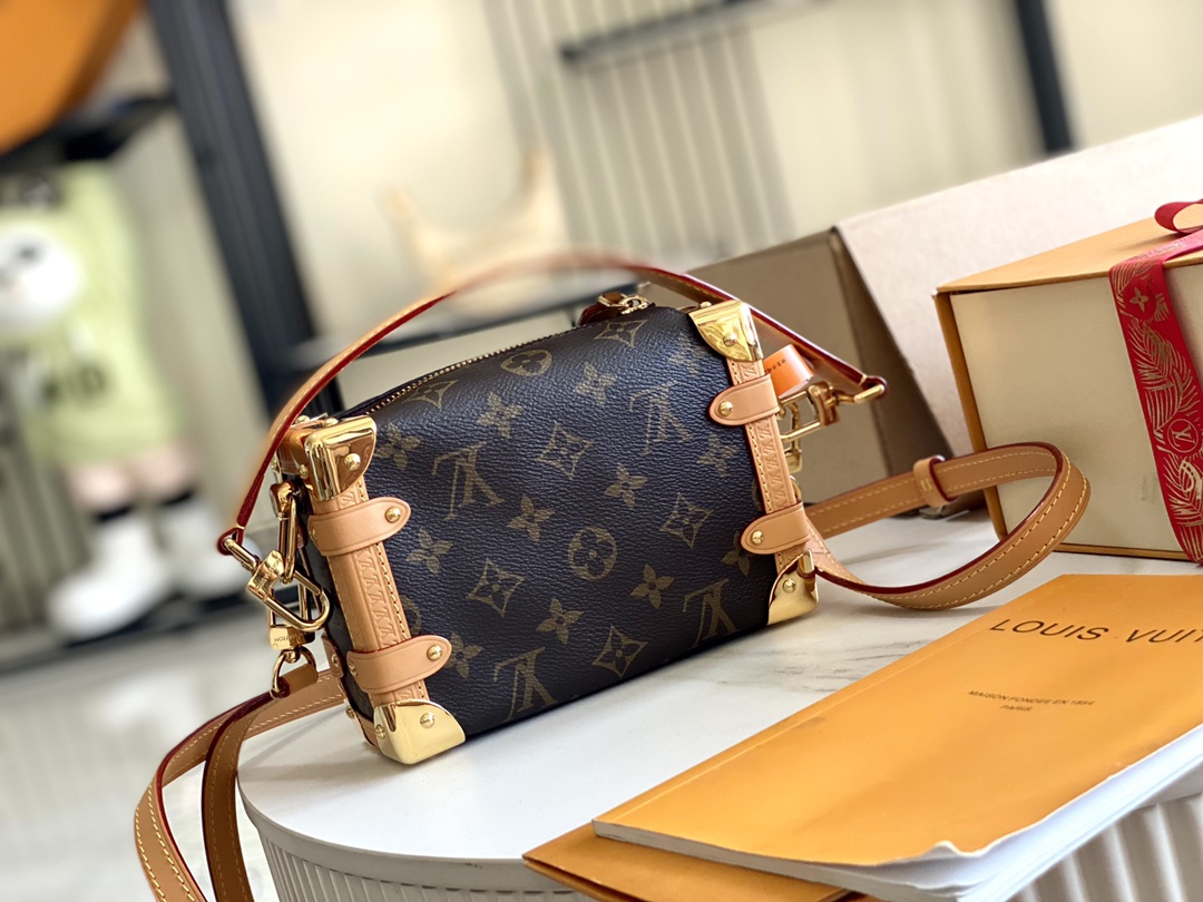 路易威登 Louis Vuitton 高定典藏经典高奢皮具手袋托特包斜挎包女包 #F8C763D4 4