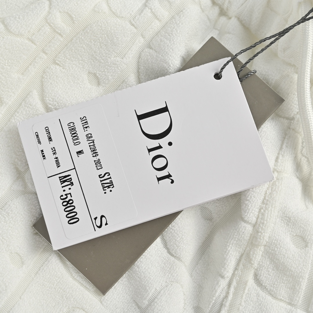 Dior/迪奥 23ss 满印logo提花毛巾短裤 23新款针织短裤
