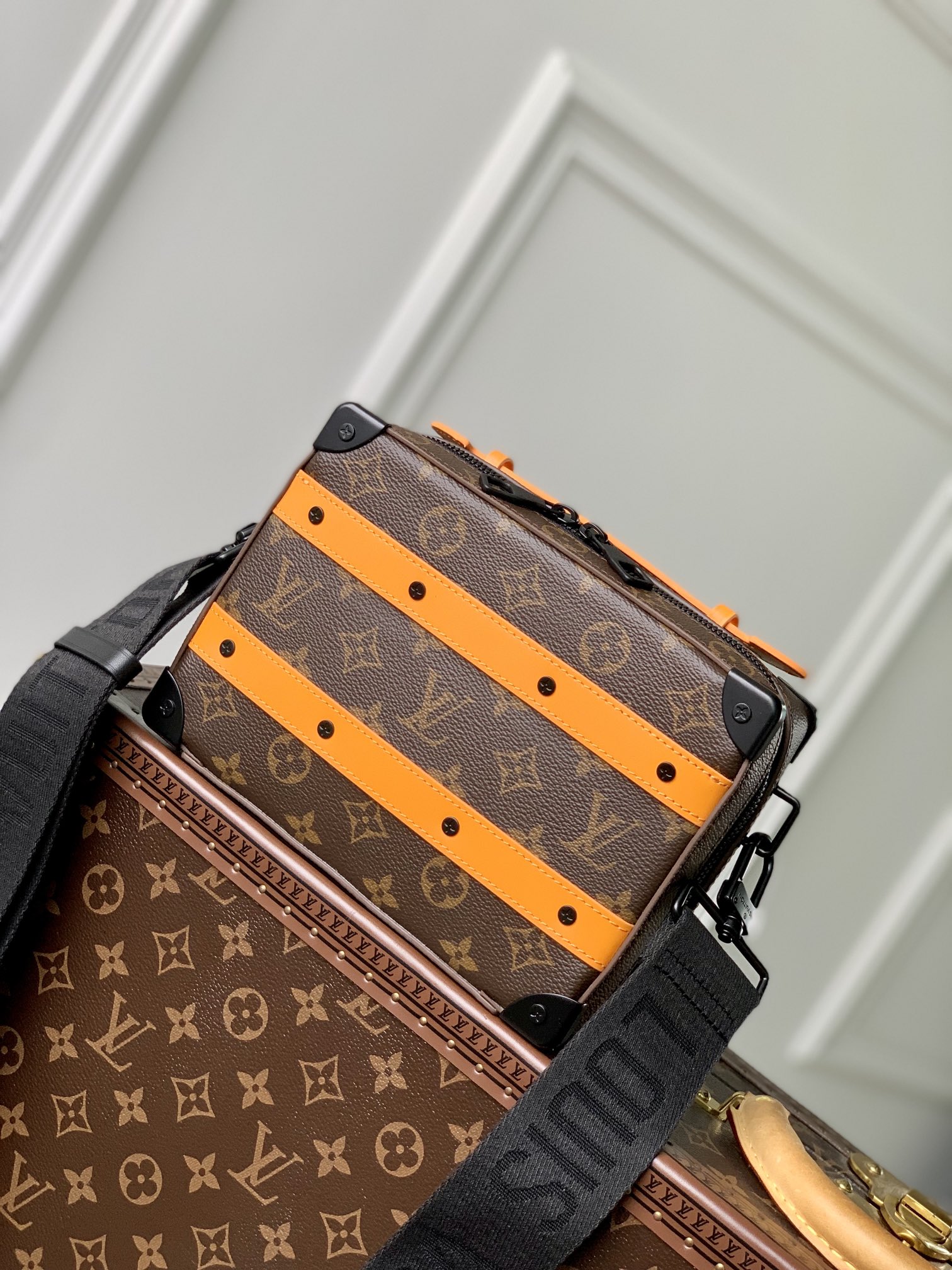 Can I buy replica
 Louis Vuitton LV Soft Trunk Bags Handbags Canvas Fabric M46689