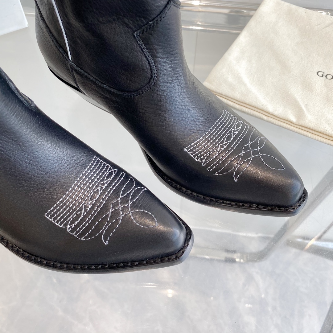 Golden Goose22 Retro National Knight Boots with Embroidery: Original Design and Quality Materials - 图片 4