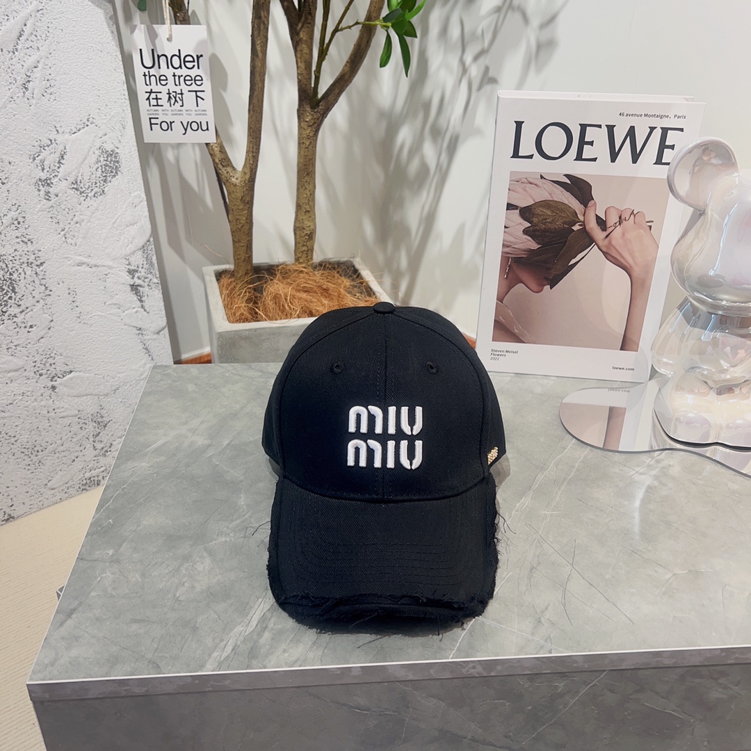 especial MiuMiu familia🌸 nueva gorra de béisbol con letras para mujer primavera/otoño coreana estilo que hace la cara …