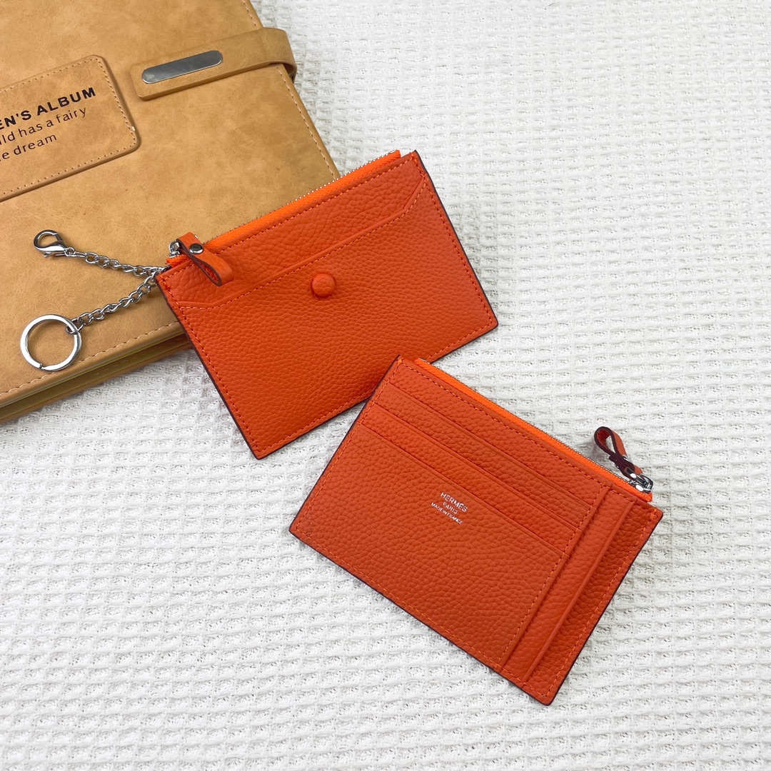 Practical And Versatile Replica Designer Hermes Wallet Card pack Calfskin Cowhide