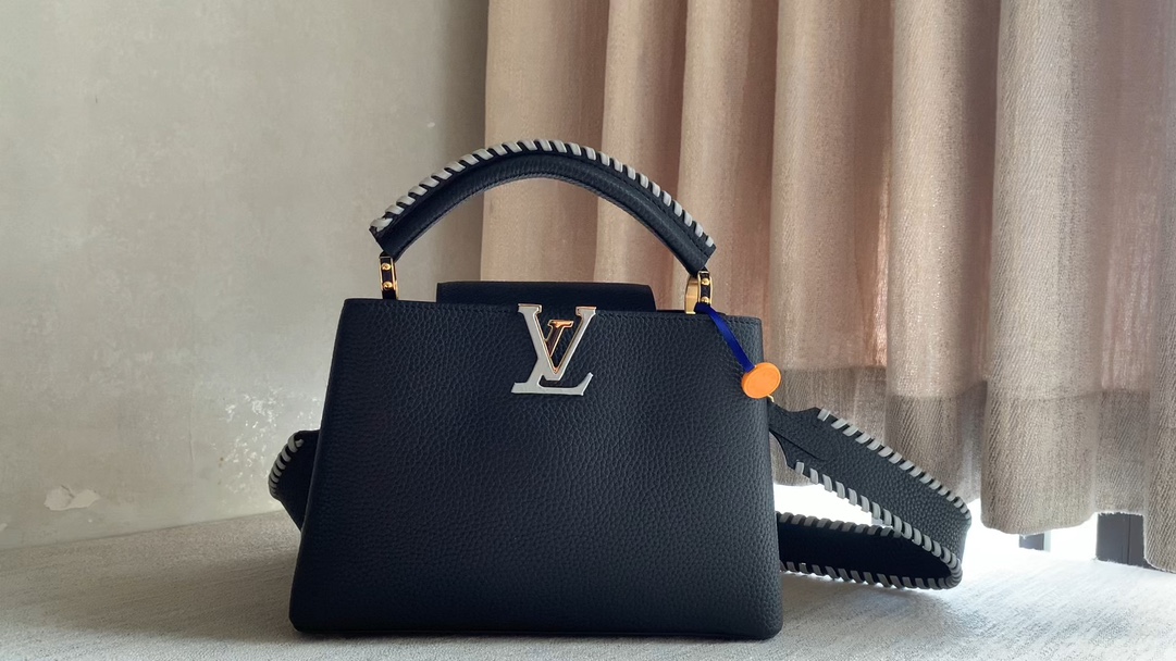 Louis Vuitton capucines series black braid
