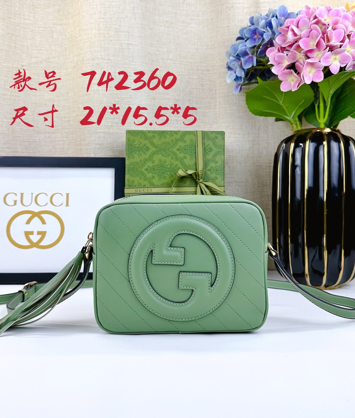 Gucci Blondieシリーズ小号肩背包 - 精致なデザインとNFC技術搭載
