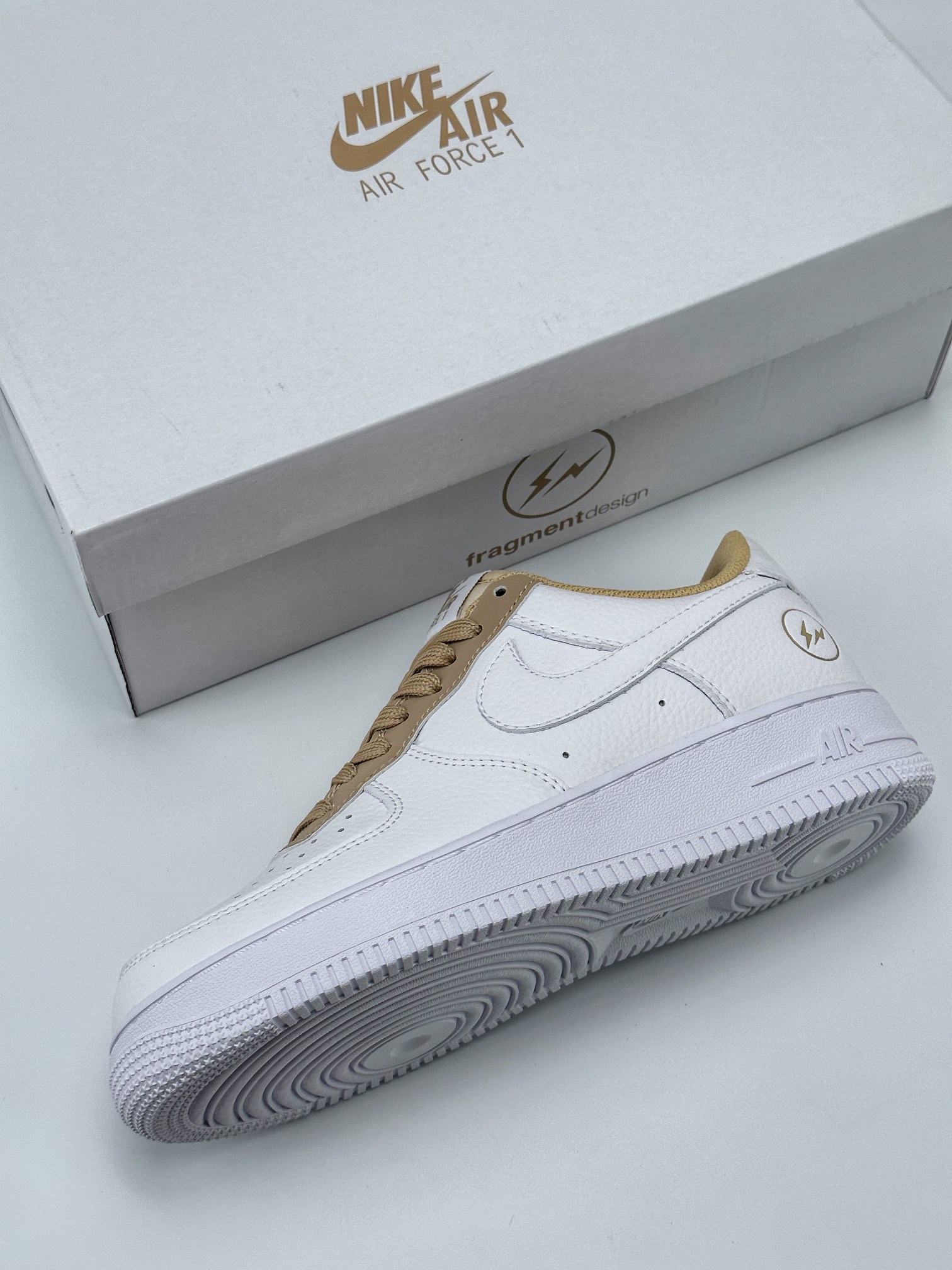 Nike Air Force 1 Low 07 White and Yellow Fujiwara Hiroshi TT0801-603