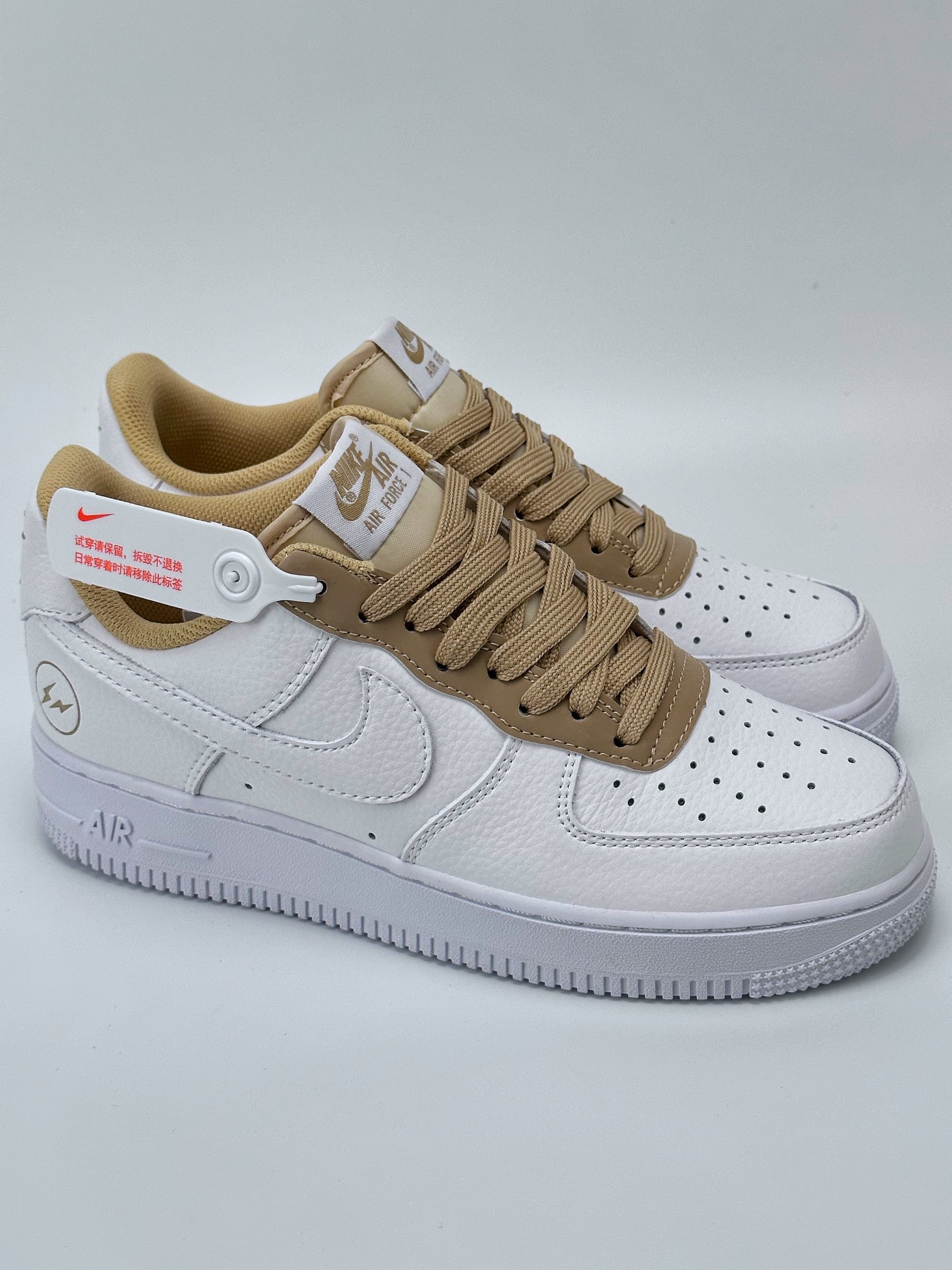 Nike Air Force 1 Low 07 White and Yellow Fujiwara Hiroshi TT0801-603