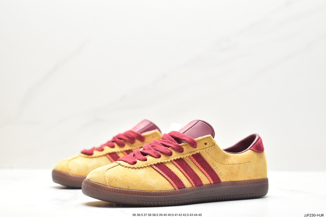 Adidas AD MALMO clover trend leisure lightweight wear-resistant non-slip low-top shoes ID2785